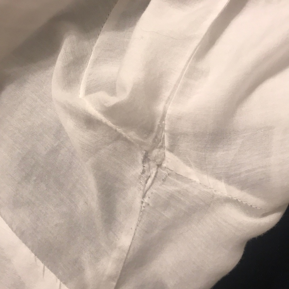 Zadig & Voltaire Deluxe White Feminine Button-down White Blouse - Picture 6 of 9